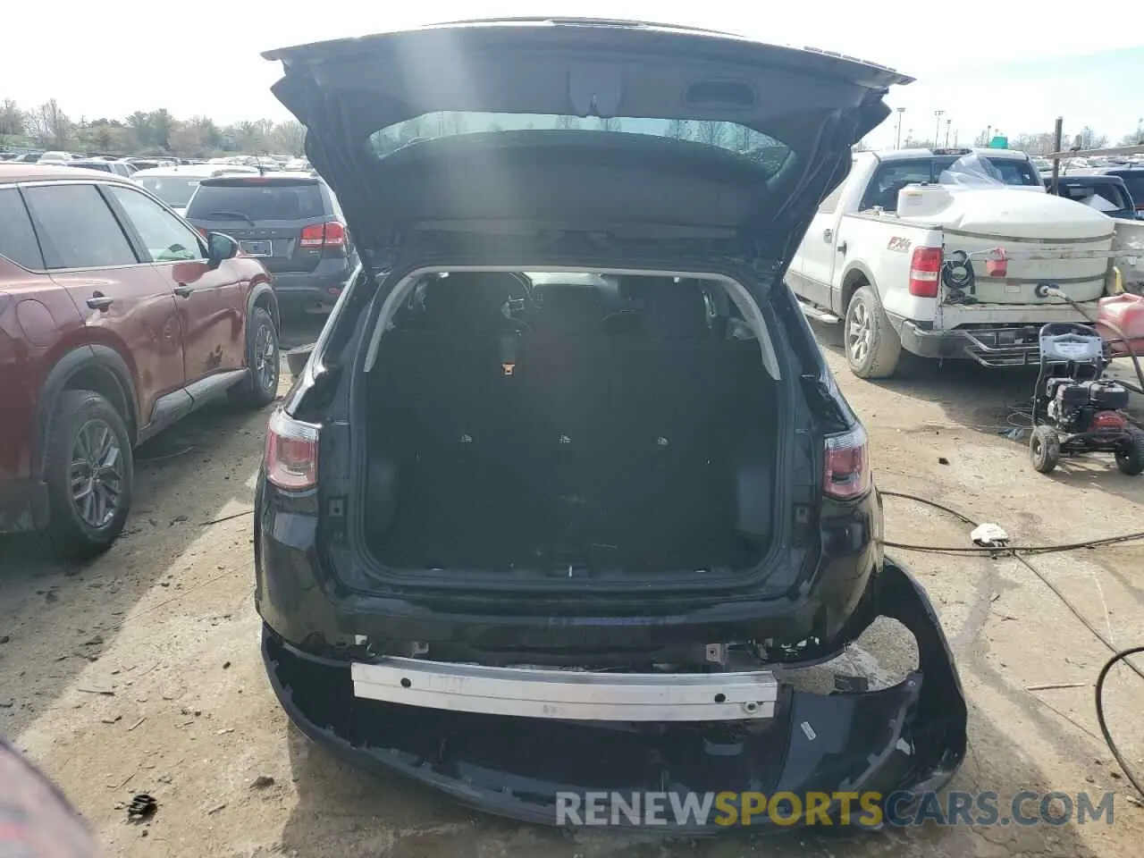6 fotografías del automóvil dañado 3C4NJCAB8MT560264 JEEP COMPASS 2021