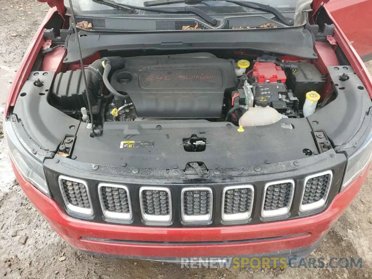 12 fotografías del automóvil dañado 3C4NJCBB0MT502048 JEEP COMPASS 2021