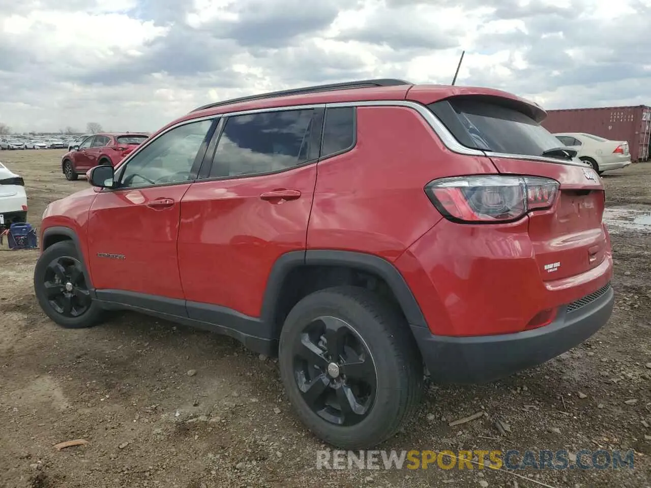 2 fotografías del automóvil dañado 3C4NJCBB0MT502048 JEEP COMPASS 2021