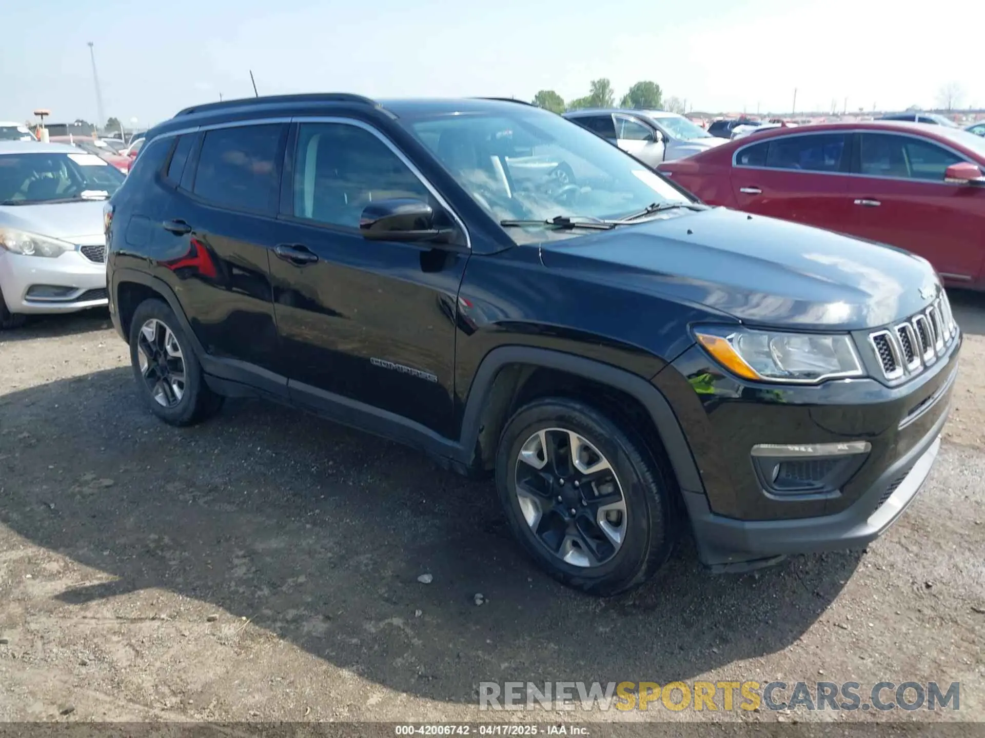 1 fotografías del automóvil dañado 3C4NJCBB0MT502423 JEEP COMPASS 2021