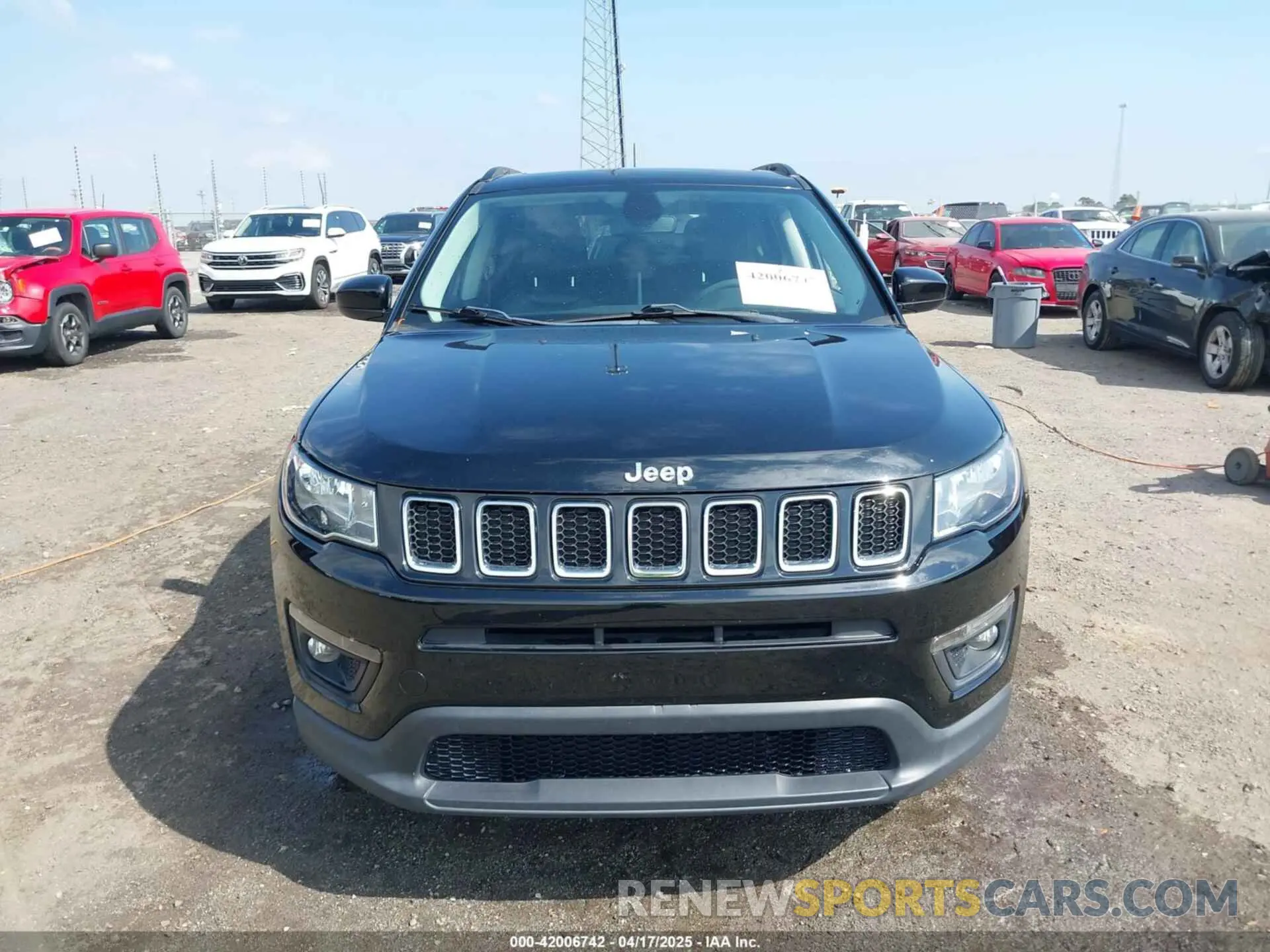 12 fotografías del automóvil dañado 3C4NJCBB0MT502423 JEEP COMPASS 2021