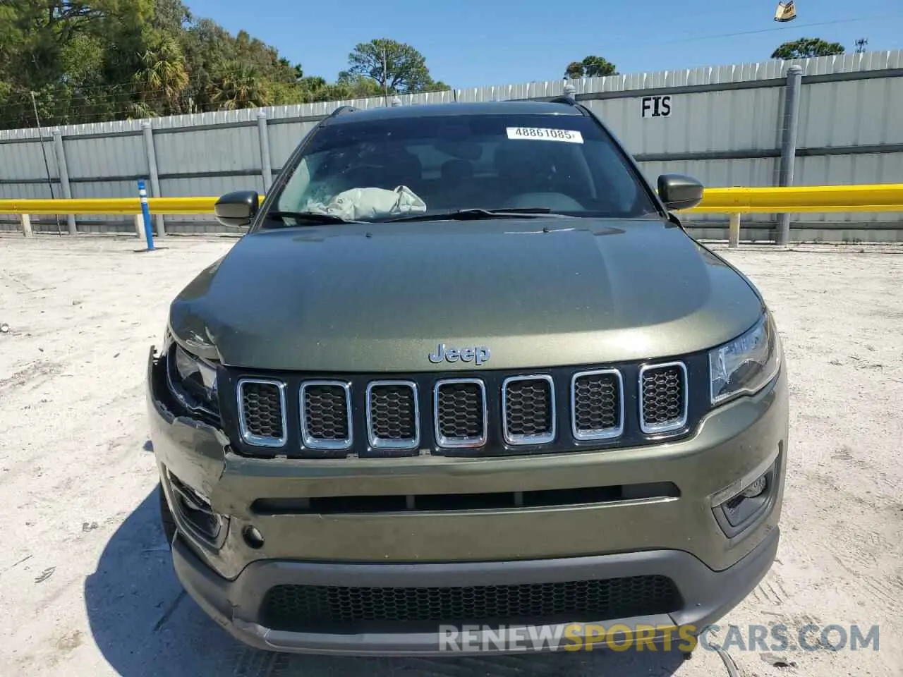 5 fotografías del automóvil dañado 3C4NJCBB0MT538984 JEEP COMPASS 2021