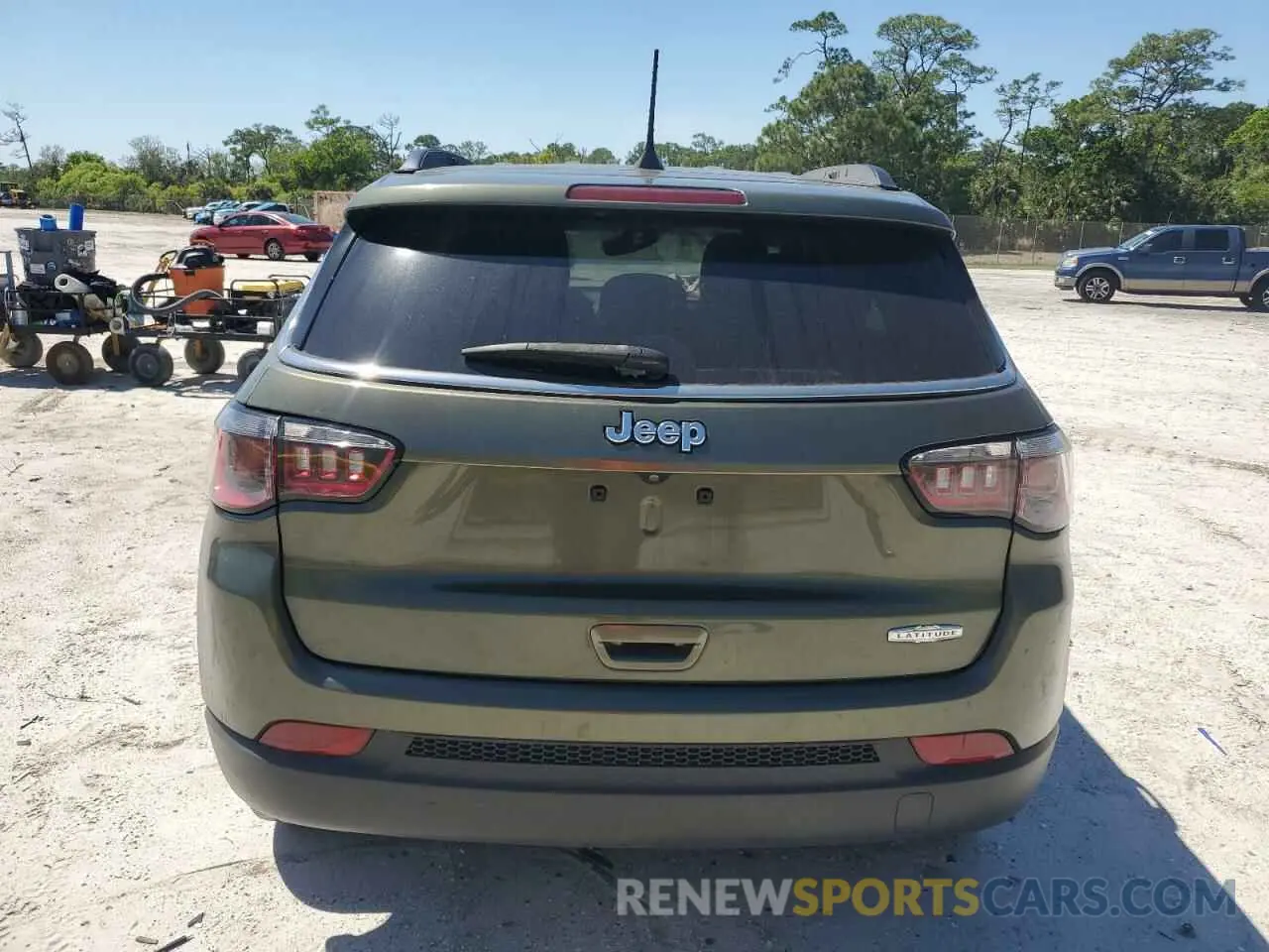 6 fotografías del automóvil dañado 3C4NJCBB0MT538984 JEEP COMPASS 2021