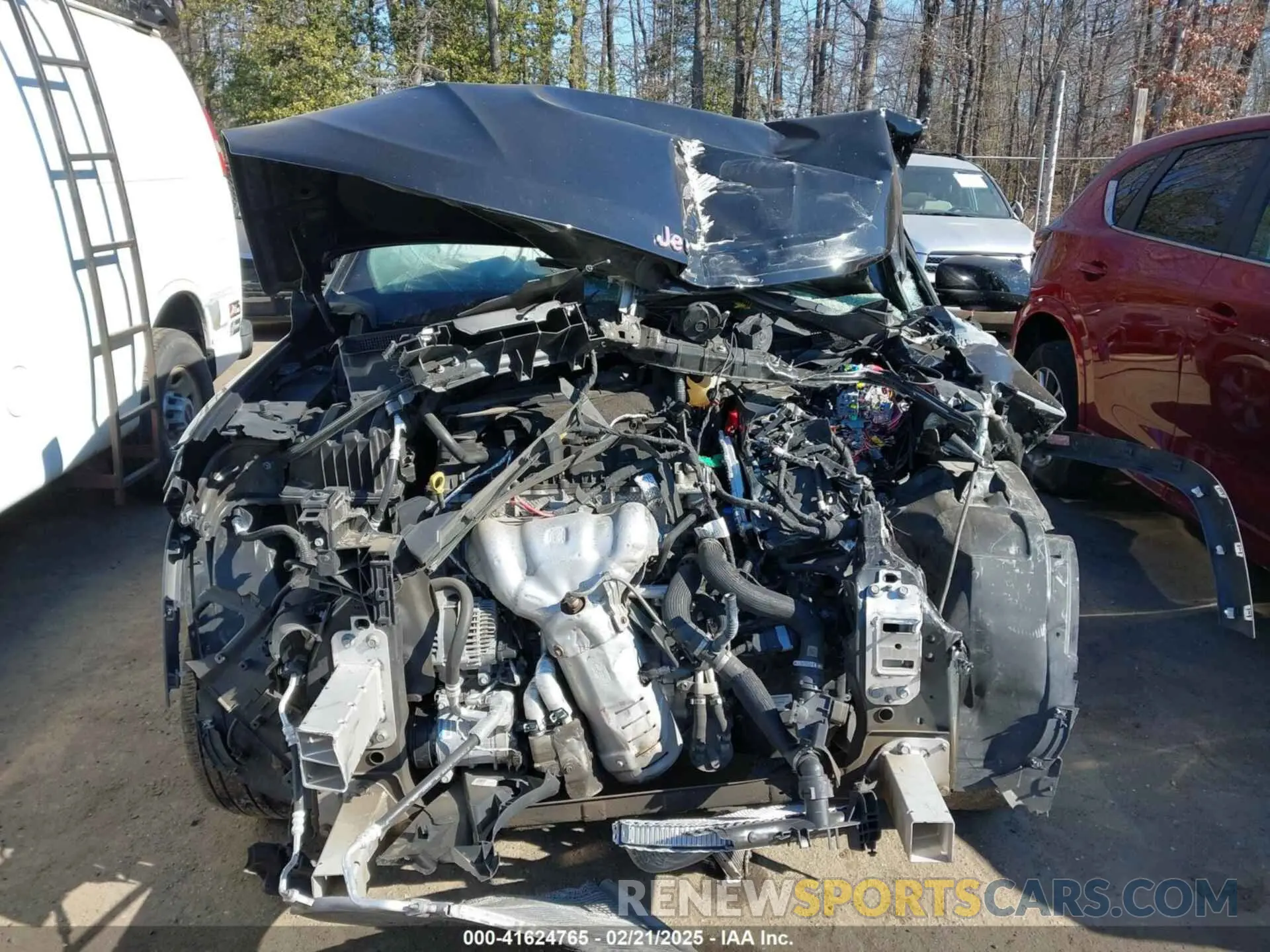 11 fotografías del automóvil dañado 3C4NJCBB0MT542758 JEEP COMPASS 2021