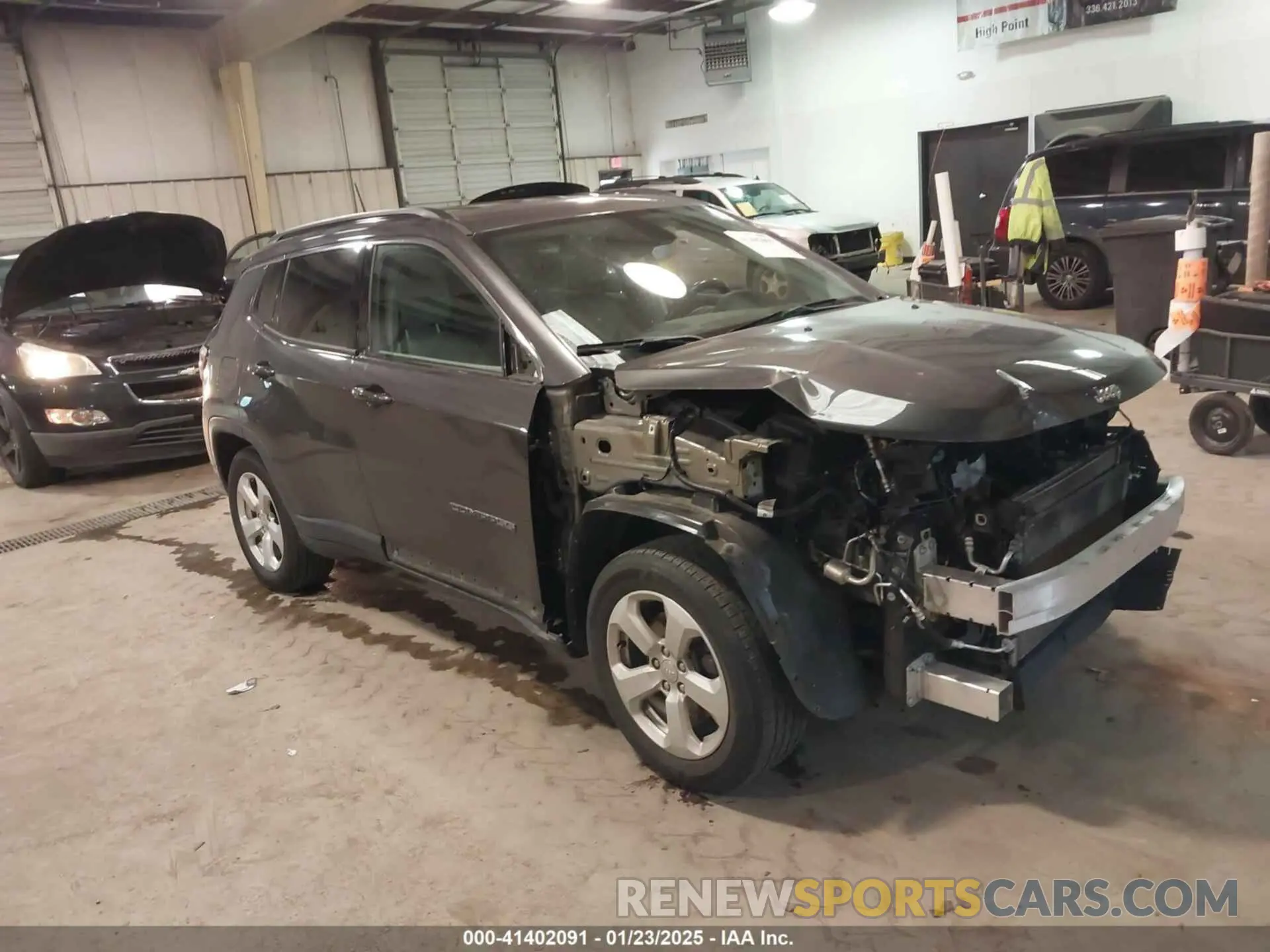 1 fotografías del automóvil dañado 3C4NJCBB1MT538704 JEEP COMPASS 2021