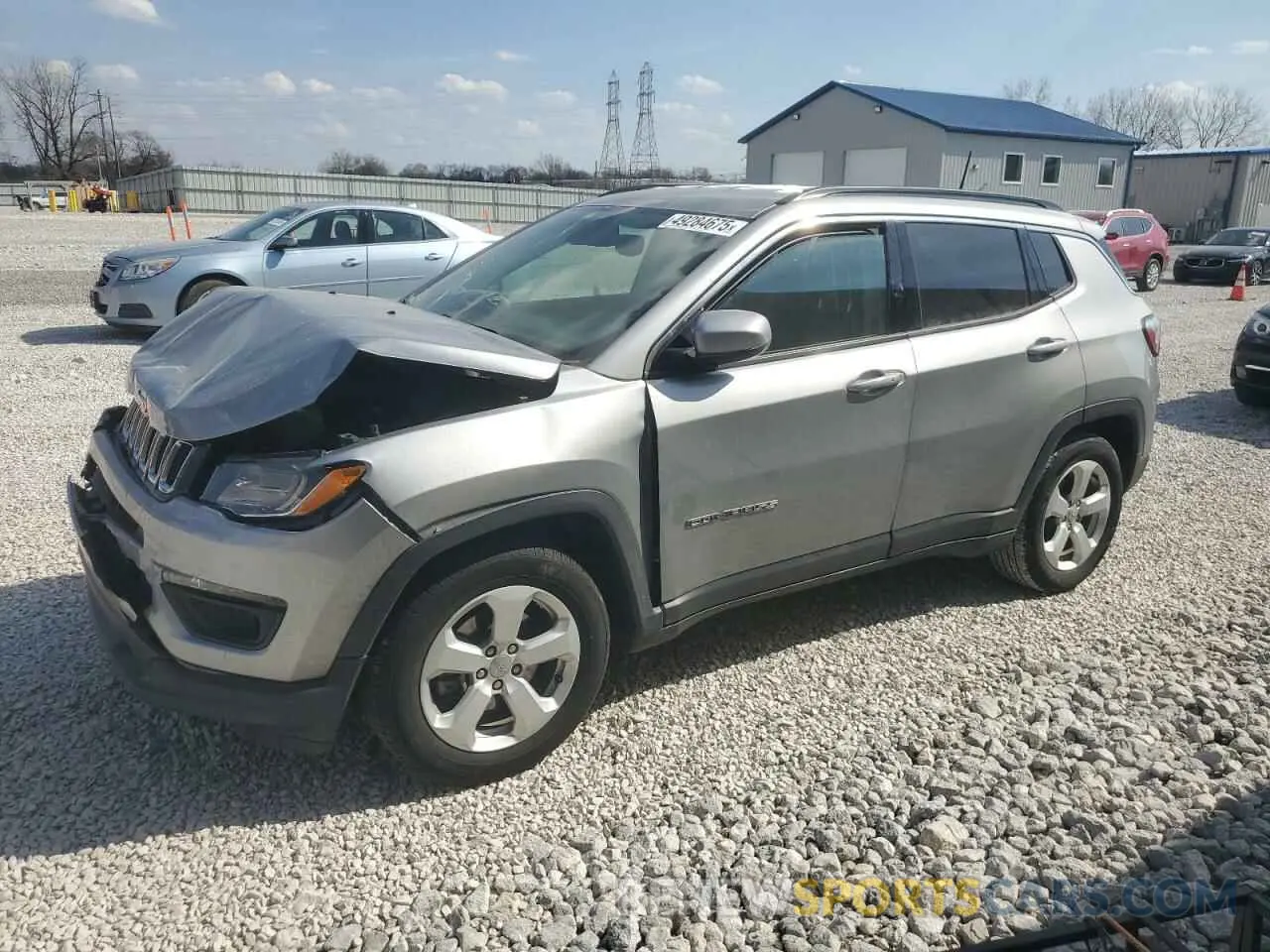 1 fotografías del automóvil dañado 3C4NJCBB2MT518378 JEEP COMPASS 2021