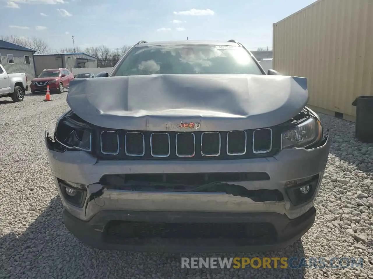 5 fotografías del automóvil dañado 3C4NJCBB2MT518378 JEEP COMPASS 2021