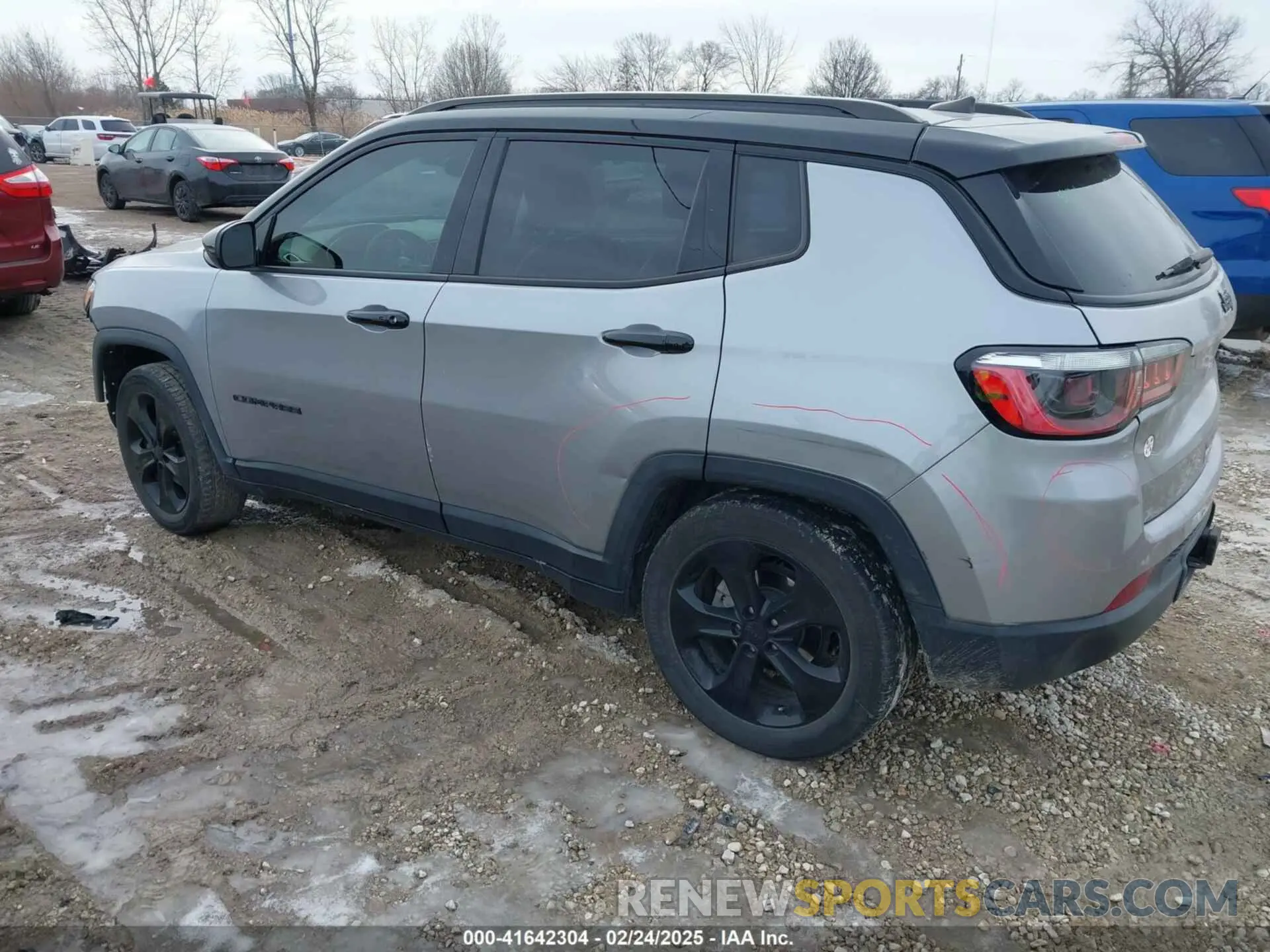 3 fotografías del automóvil dañado 3C4NJCBB2MT526500 JEEP COMPASS 2021
