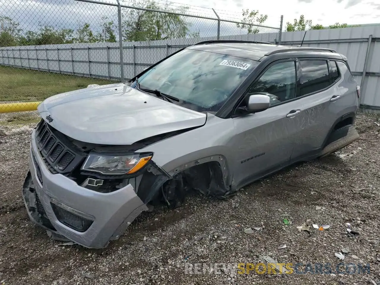 1 fotografías del automóvil dañado 3C4NJCBB2MT532314 JEEP COMPASS 2021