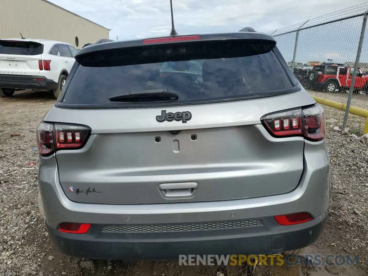 6 fotografías del automóvil dañado 3C4NJCBB2MT532314 JEEP COMPASS 2021