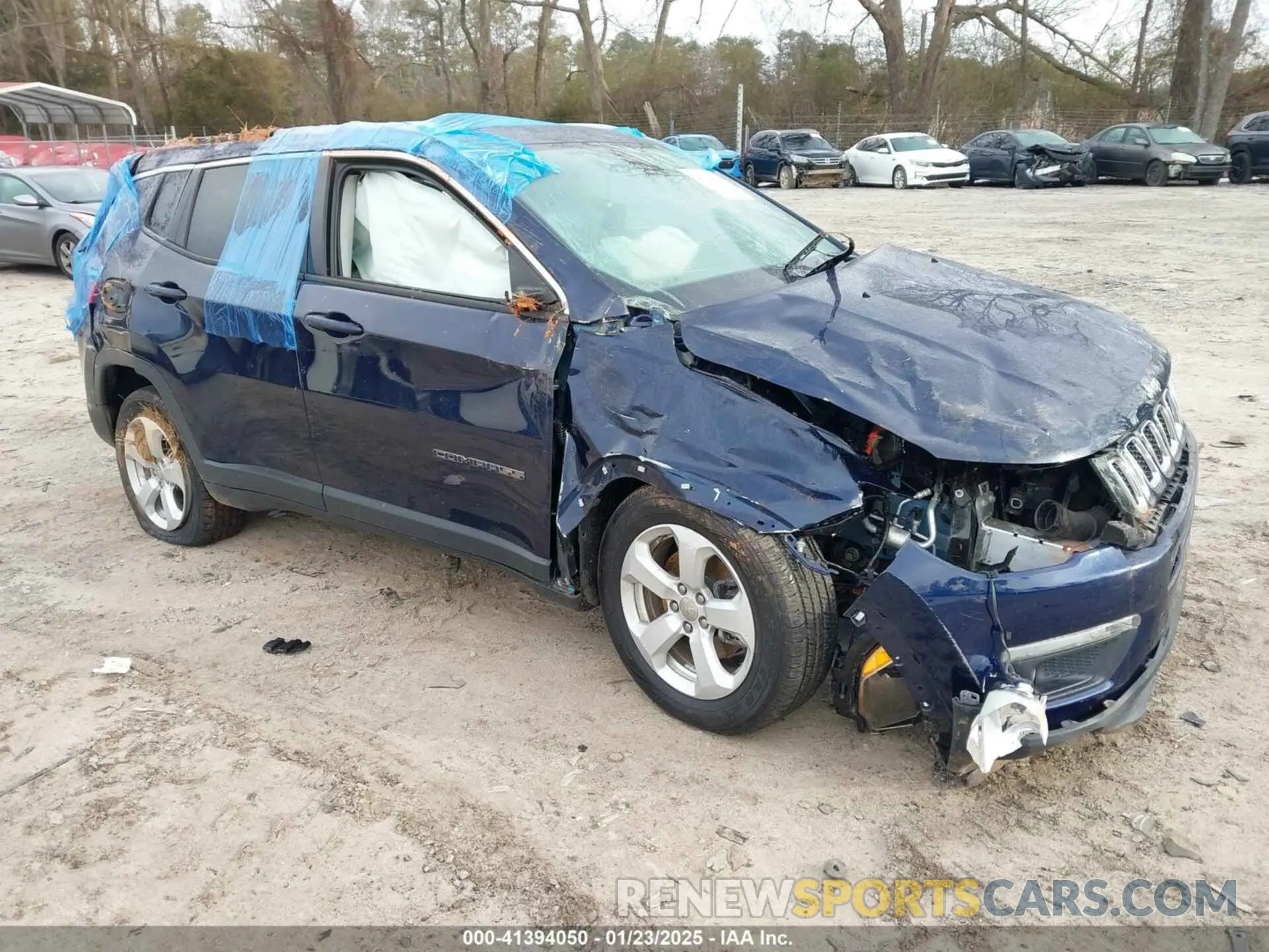 1 fotografías del automóvil dañado 3C4NJCBB3MT523153 JEEP COMPASS 2021