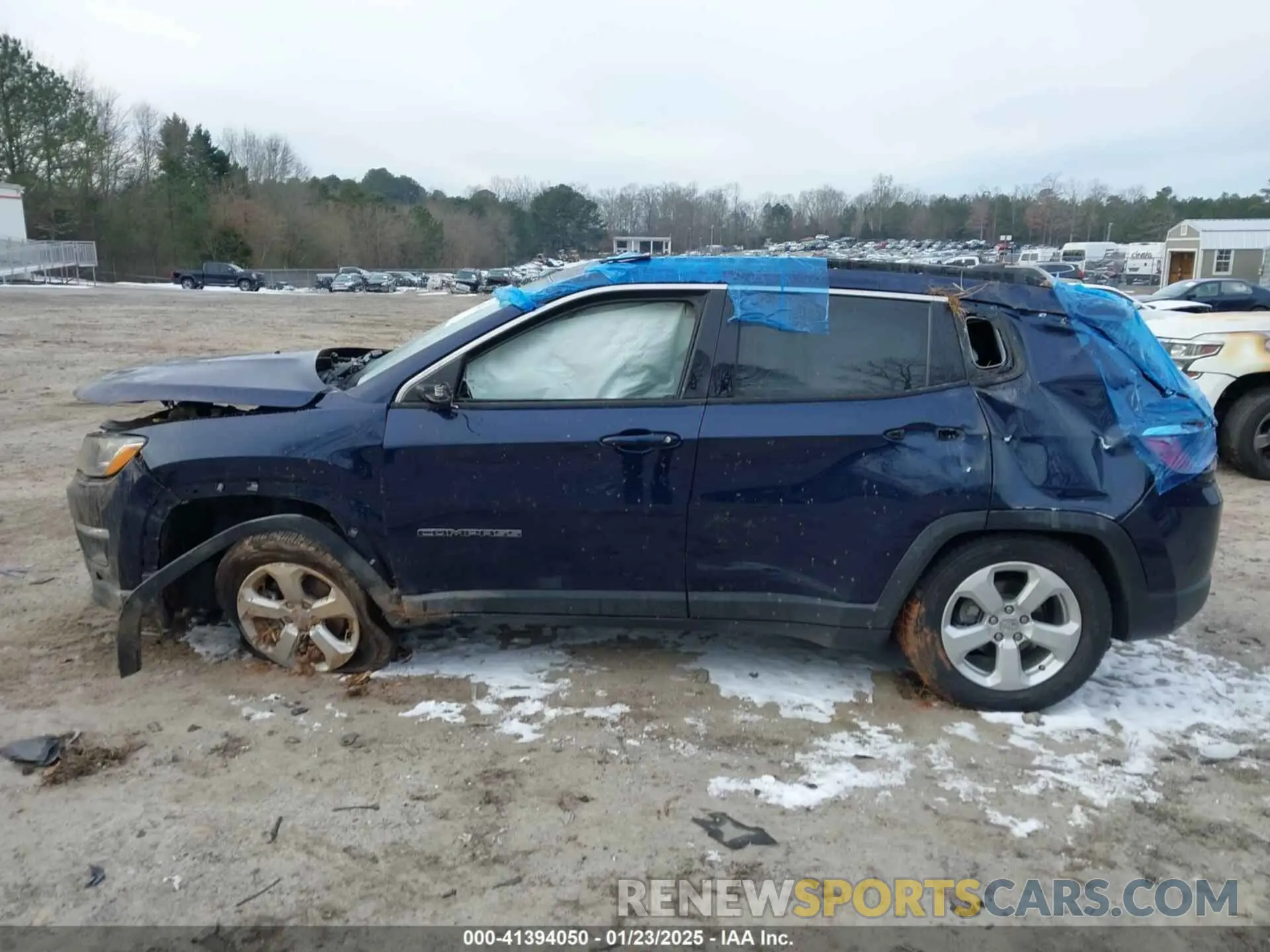 15 fotografías del automóvil dañado 3C4NJCBB3MT523153 JEEP COMPASS 2021