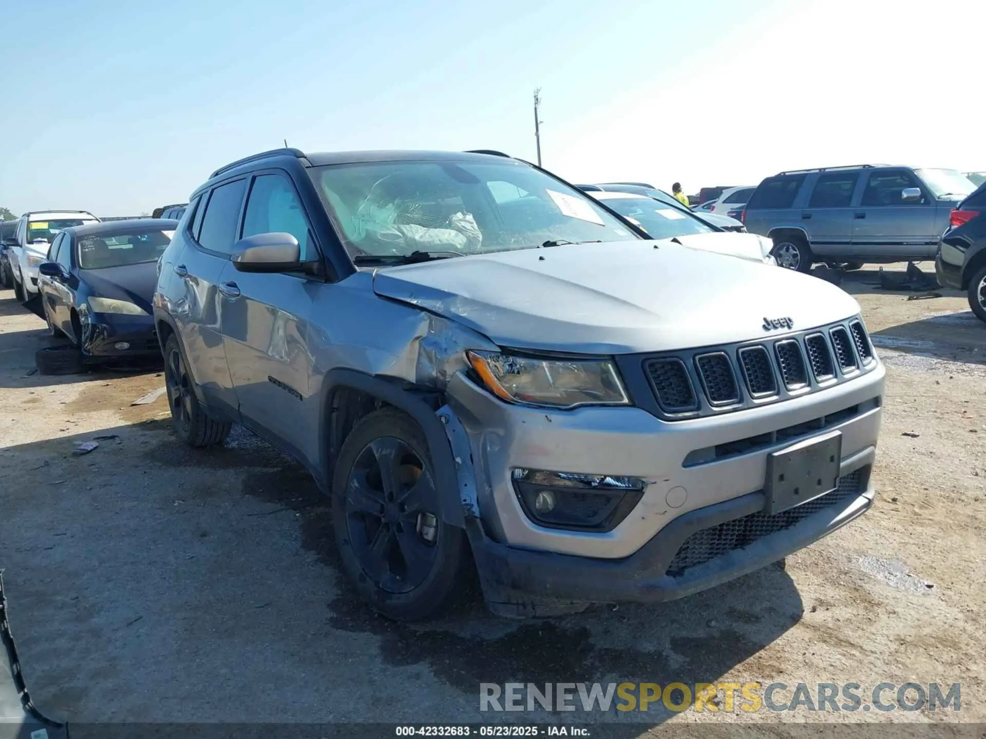 1 fotografías del automóvil dañado 3C4NJCBB3MT531494 JEEP COMPASS 2021