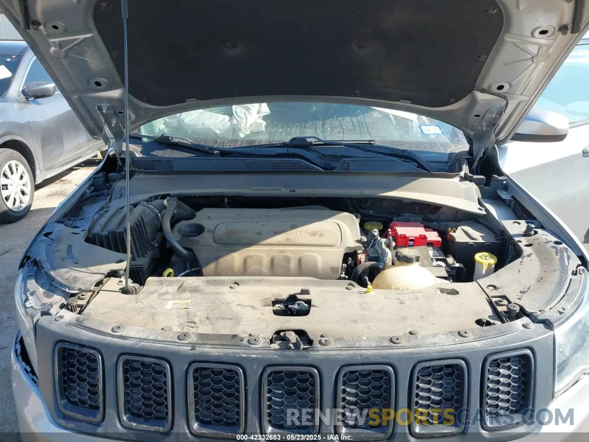 10 fotografías del automóvil dañado 3C4NJCBB3MT531494 JEEP COMPASS 2021