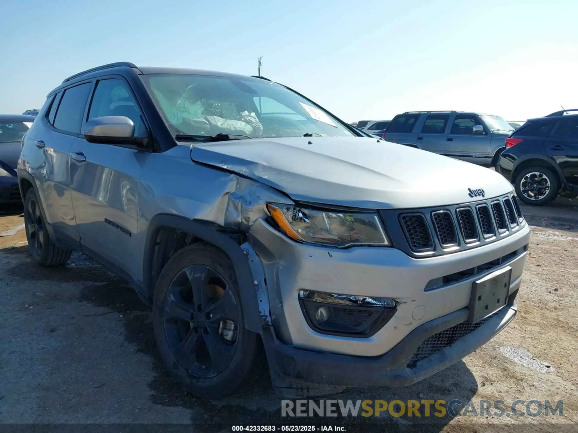 6 fotografías del automóvil dañado 3C4NJCBB3MT531494 JEEP COMPASS 2021