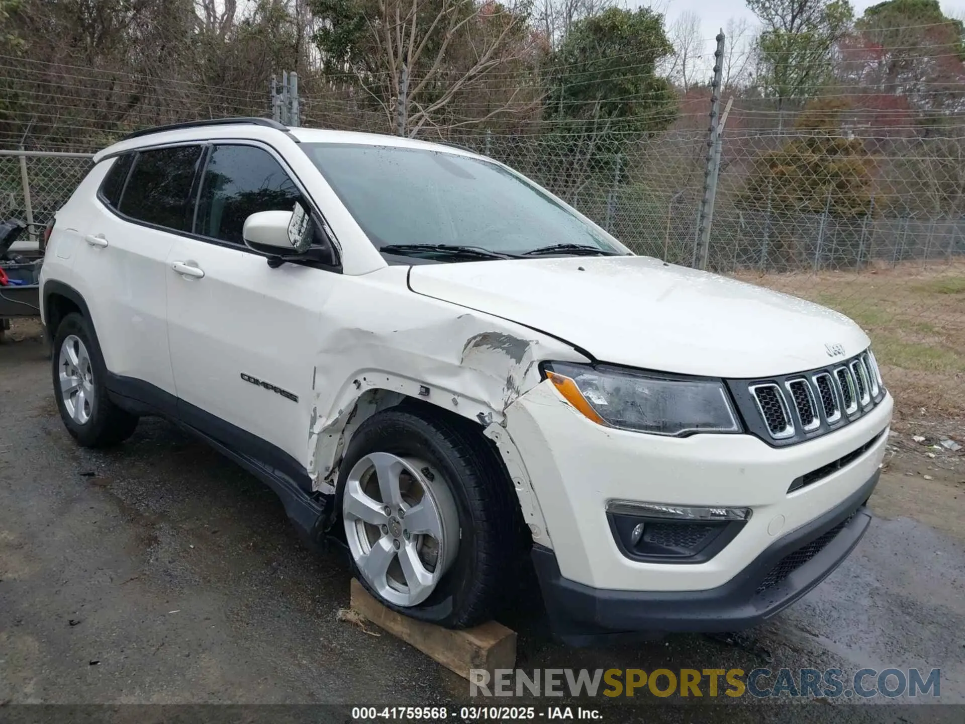 1 fotografías del automóvil dañado 3C4NJCBB4MT502179 JEEP COMPASS 2021