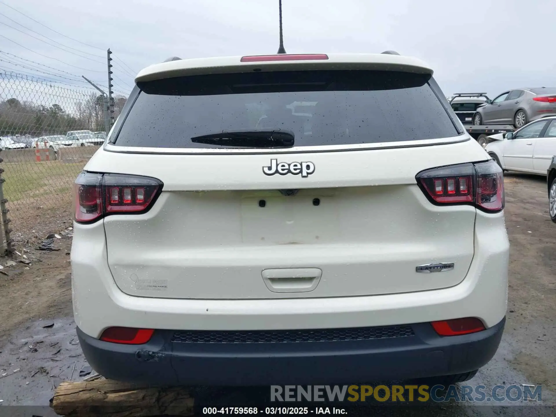 16 fotografías del automóvil dañado 3C4NJCBB4MT502179 JEEP COMPASS 2021