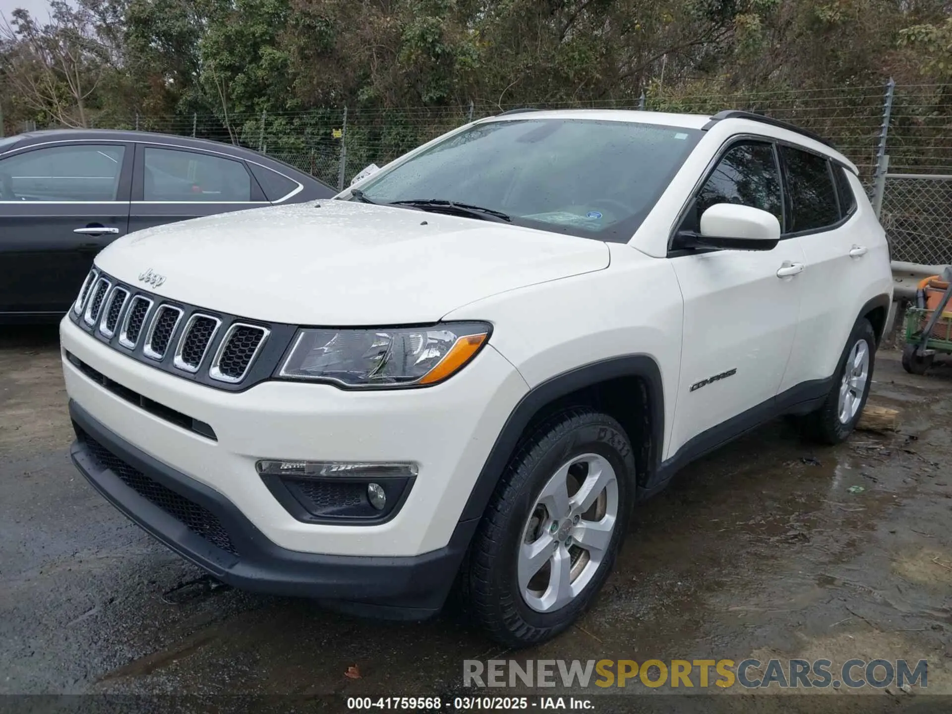 2 fotografías del automóvil dañado 3C4NJCBB4MT502179 JEEP COMPASS 2021