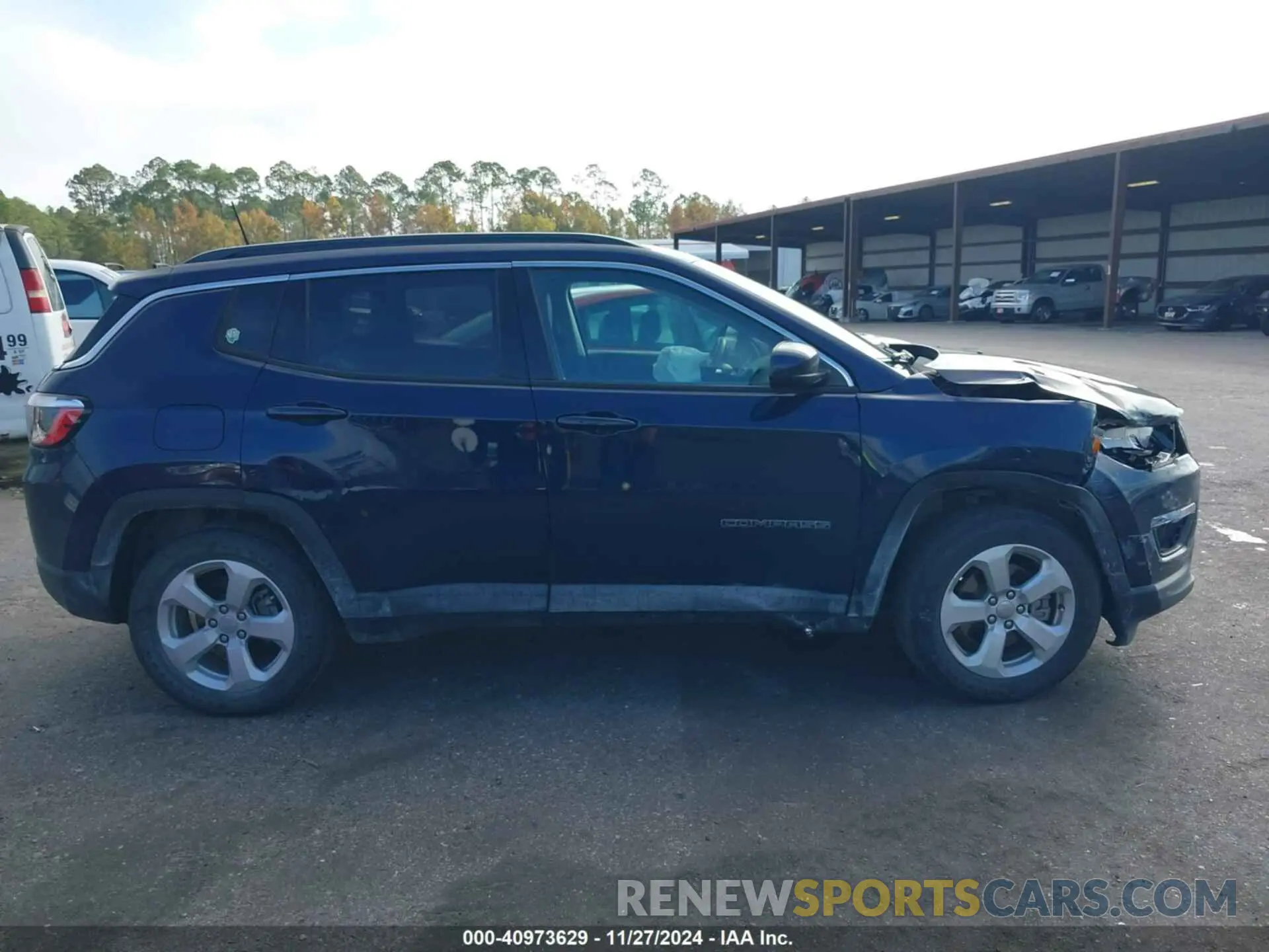 13 fotografías del automóvil dañado 3C4NJCBB4MT510184 JEEP COMPASS 2021