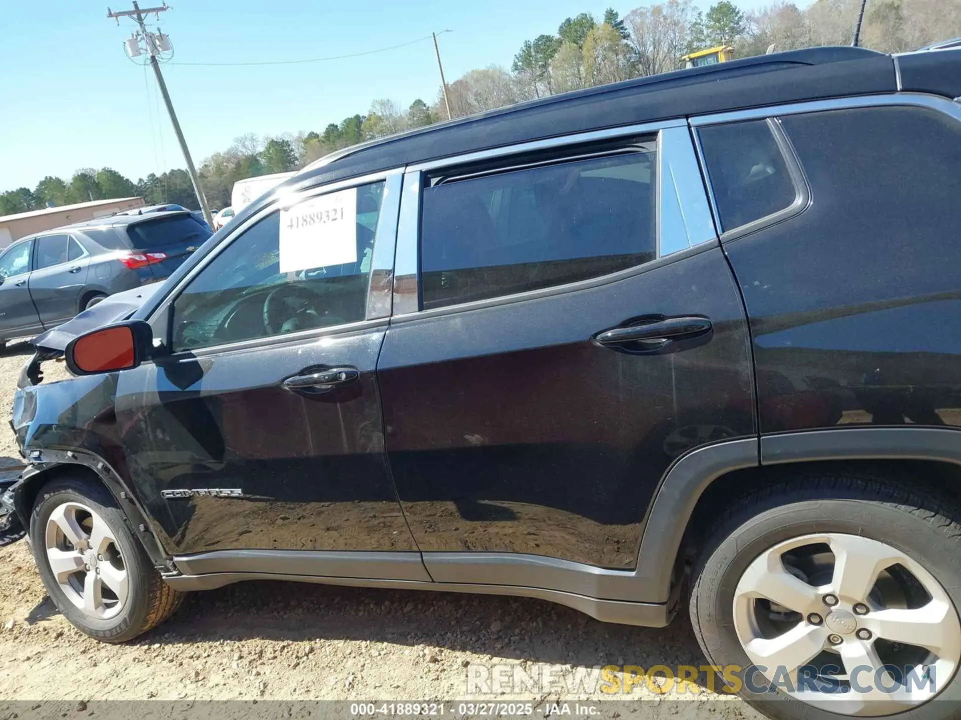 14 fotografías del automóvil dañado 3C4NJCBB4MT532251 JEEP COMPASS 2021