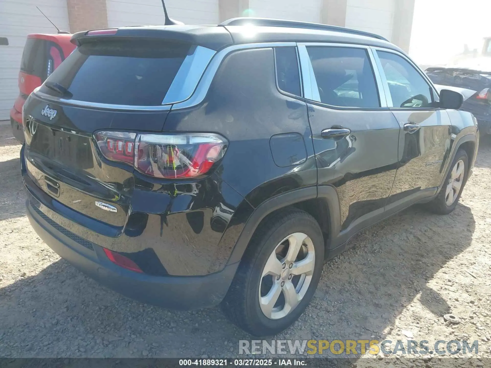 4 fotografías del automóvil dañado 3C4NJCBB4MT532251 JEEP COMPASS 2021