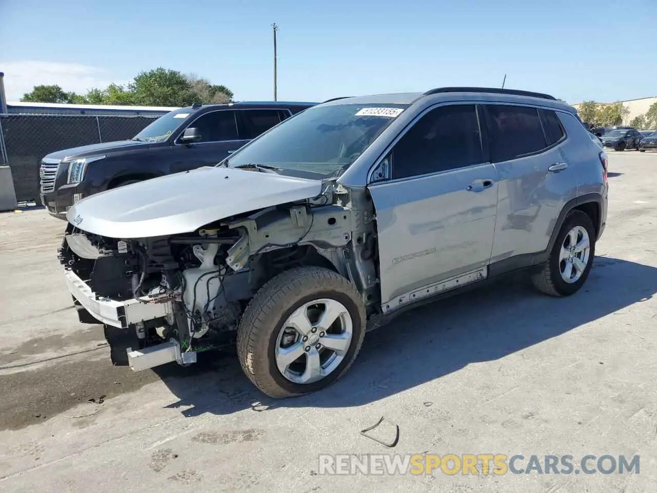 1 fotografías del automóvil dañado 3C4NJCBB4MT552824 JEEP COMPASS 2021