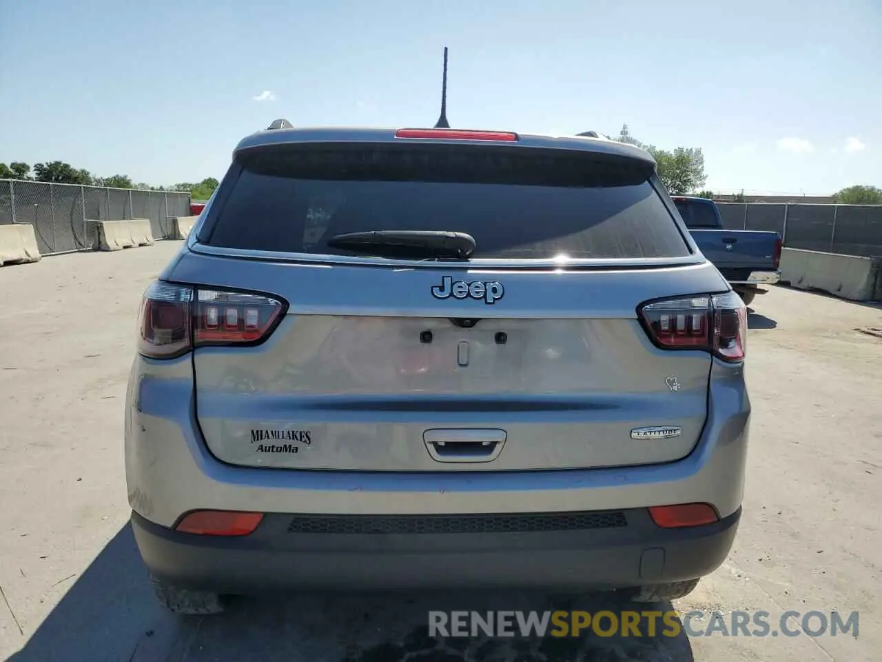6 fotografías del automóvil dañado 3C4NJCBB4MT552824 JEEP COMPASS 2021