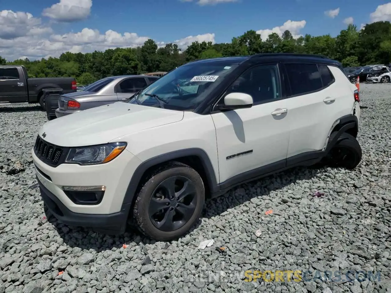 1 fotografías del automóvil dañado 3C4NJCBB4MT587380 JEEP COMPASS 2021