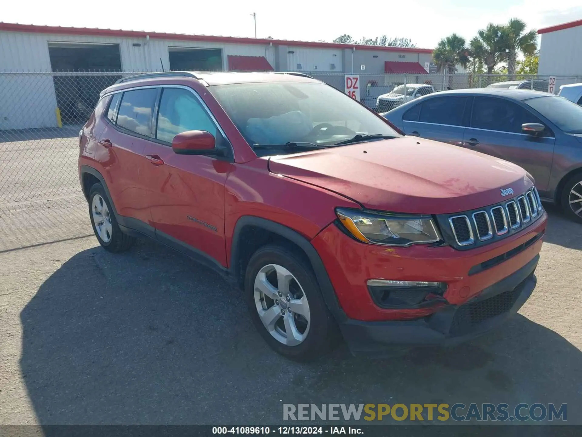 1 fotografías del automóvil dañado 3C4NJCBB4MT592188 JEEP COMPASS 2021