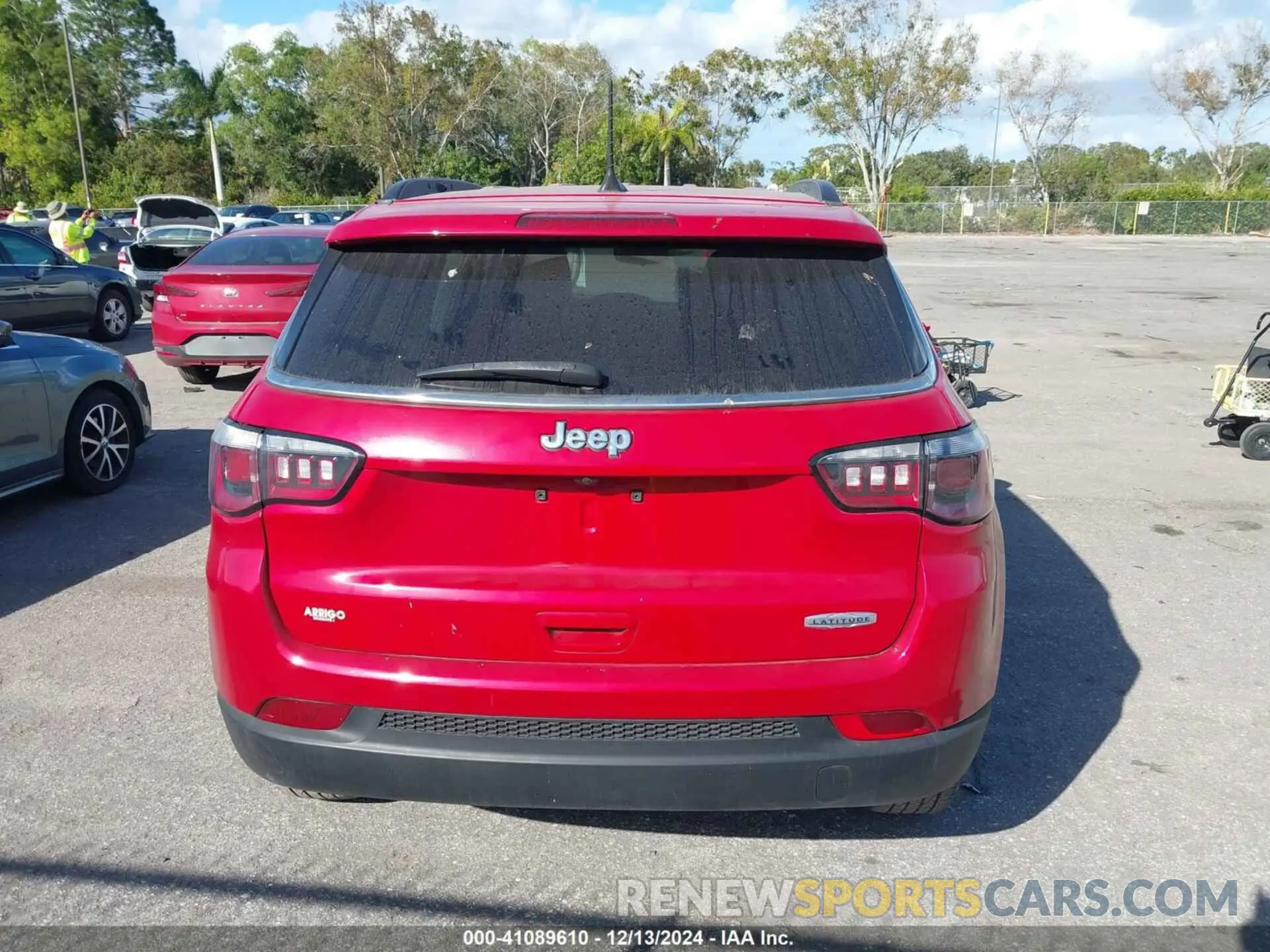 16 fotografías del automóvil dañado 3C4NJCBB4MT592188 JEEP COMPASS 2021