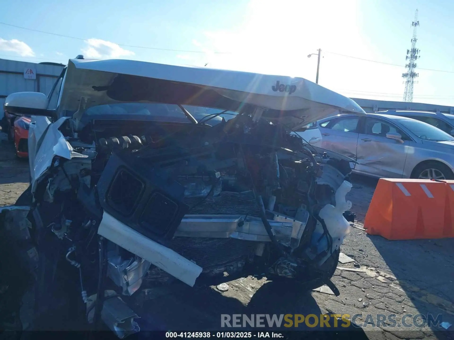 6 fotografías del automóvil dañado 3C4NJCBB4MT597407 JEEP COMPASS 2021