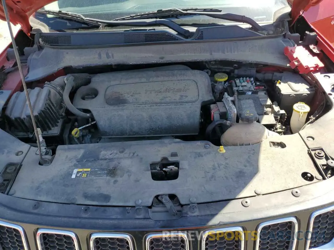 11 fotografías del automóvil dañado 3C4NJCBB5MT505916 JEEP COMPASS 2021