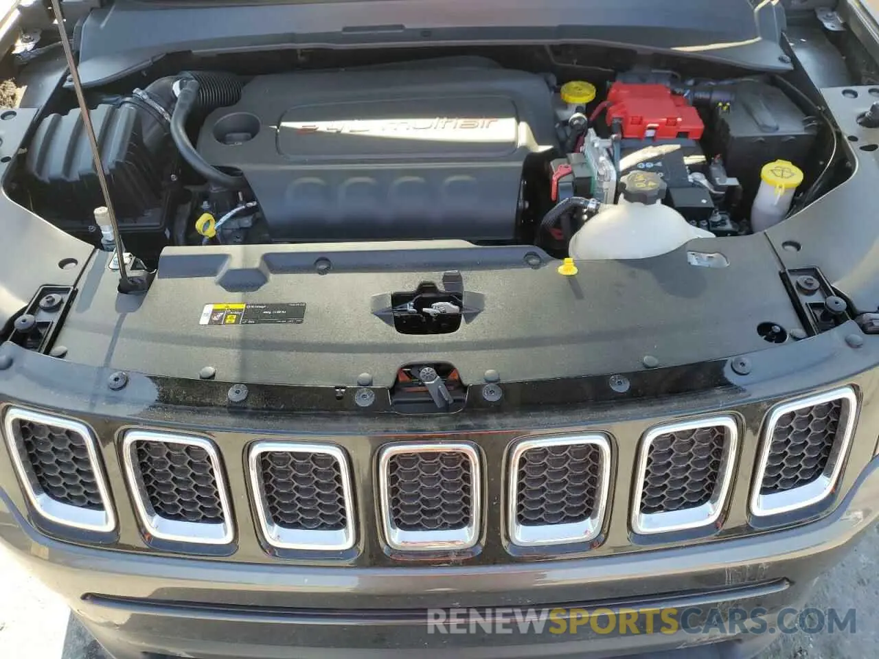 12 fotografías del automóvil dañado 3C4NJCBB5MT560012 JEEP COMPASS 2021