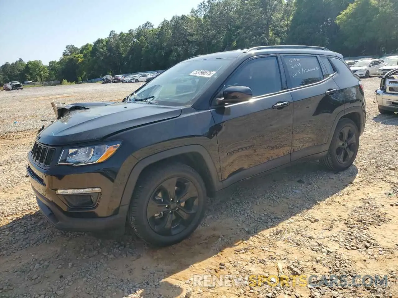 1 fotografías del automóvil dañado 3C4NJCBB5MT573763 JEEP COMPASS 2021