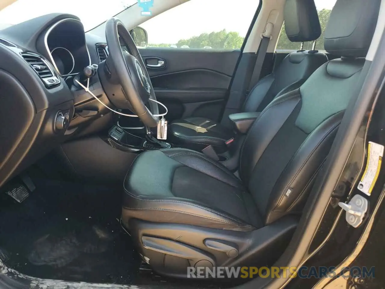 7 fotografías del automóvil dañado 3C4NJCBB5MT573763 JEEP COMPASS 2021