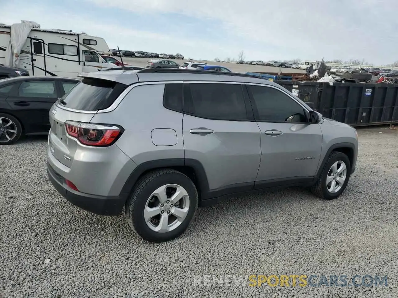 3 fotografías del automóvil dañado 3C4NJCBB6MT522725 JEEP COMPASS 2021