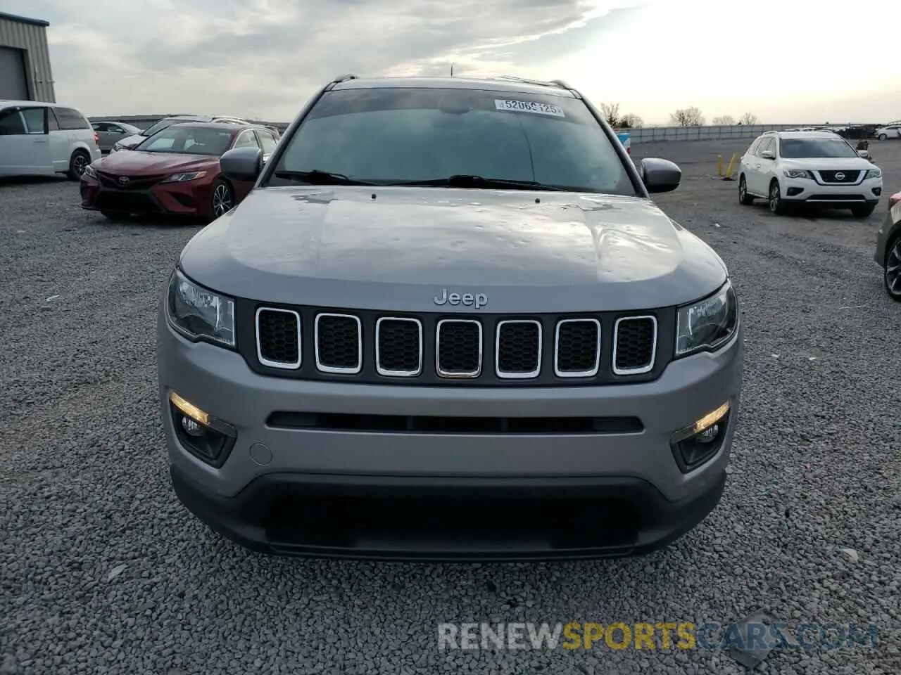5 fotografías del automóvil dañado 3C4NJCBB6MT522725 JEEP COMPASS 2021