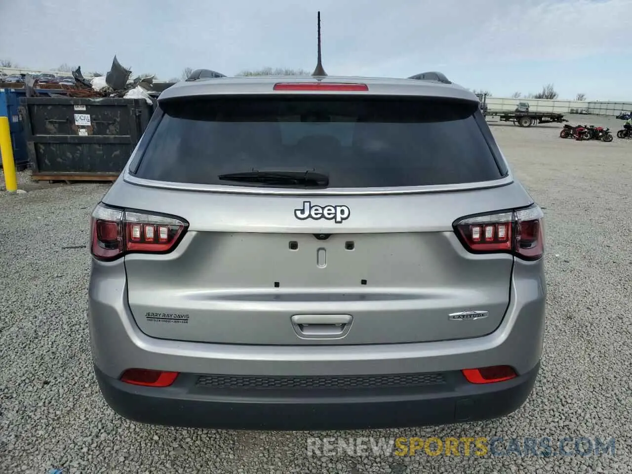 6 fotografías del automóvil dañado 3C4NJCBB6MT522725 JEEP COMPASS 2021