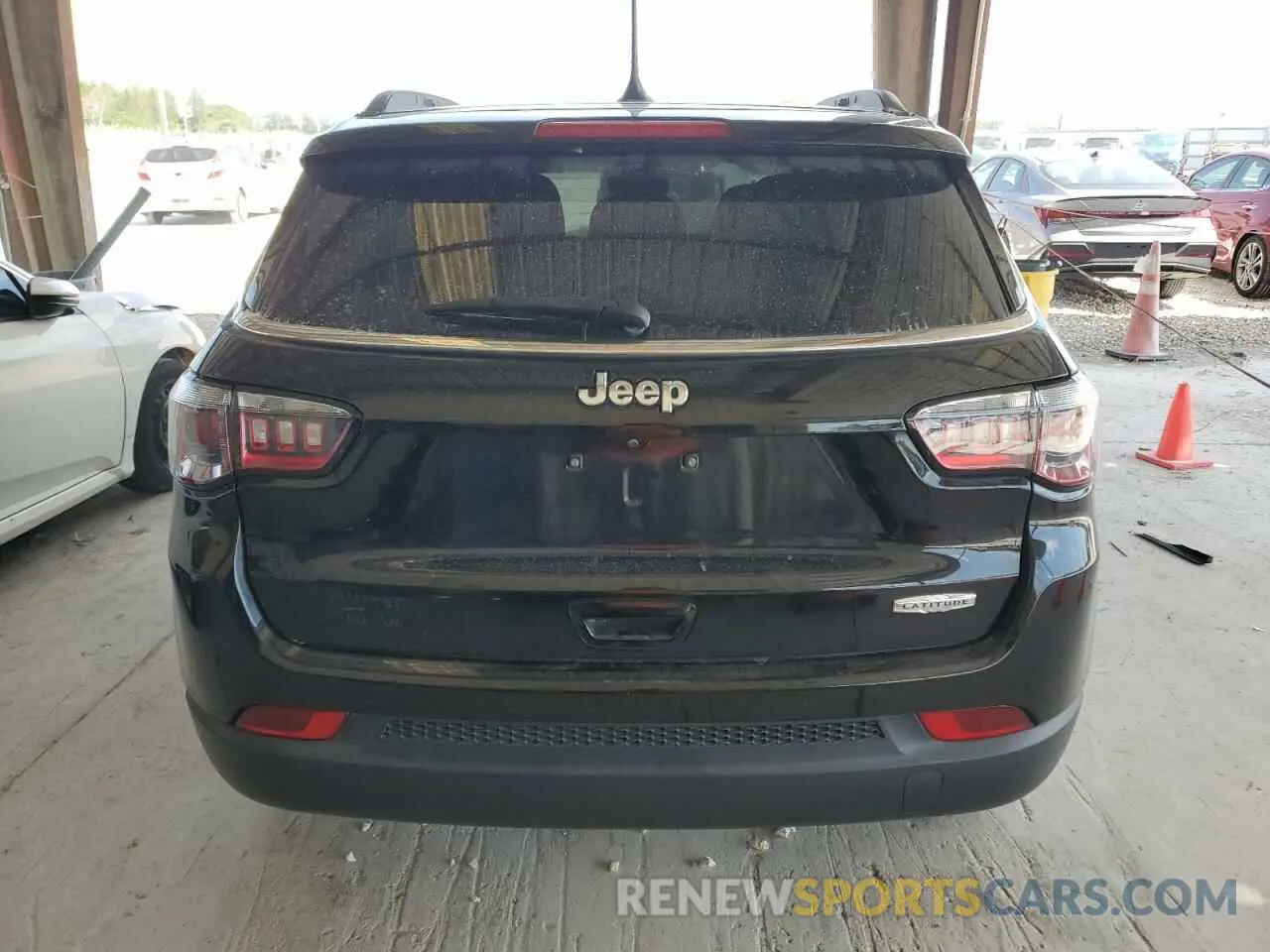 6 fotografías del automóvil dañado 3C4NJCBB6MT552825 JEEP COMPASS 2021