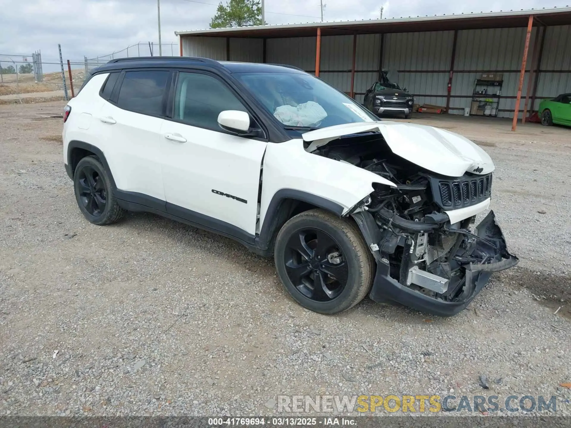 1 fotografías del automóvil dañado 3C4NJCBB6MT587350 JEEP COMPASS 2021