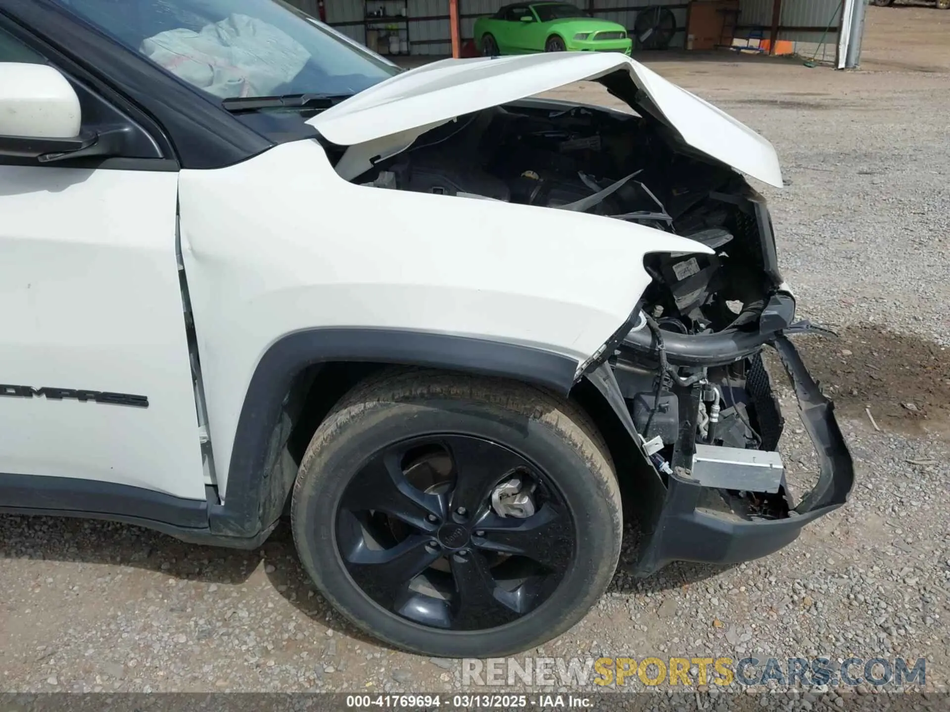 19 fotografías del automóvil dañado 3C4NJCBB6MT587350 JEEP COMPASS 2021