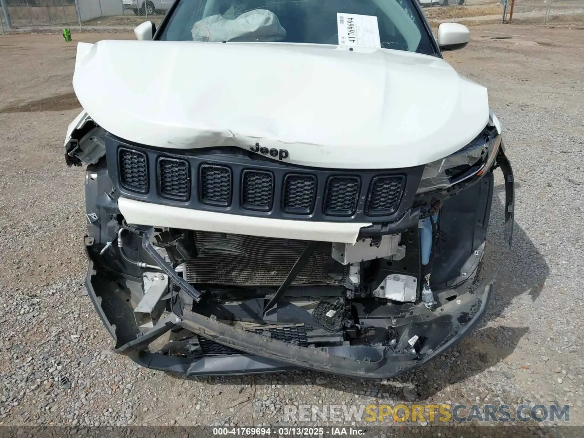 6 fotografías del automóvil dañado 3C4NJCBB6MT587350 JEEP COMPASS 2021