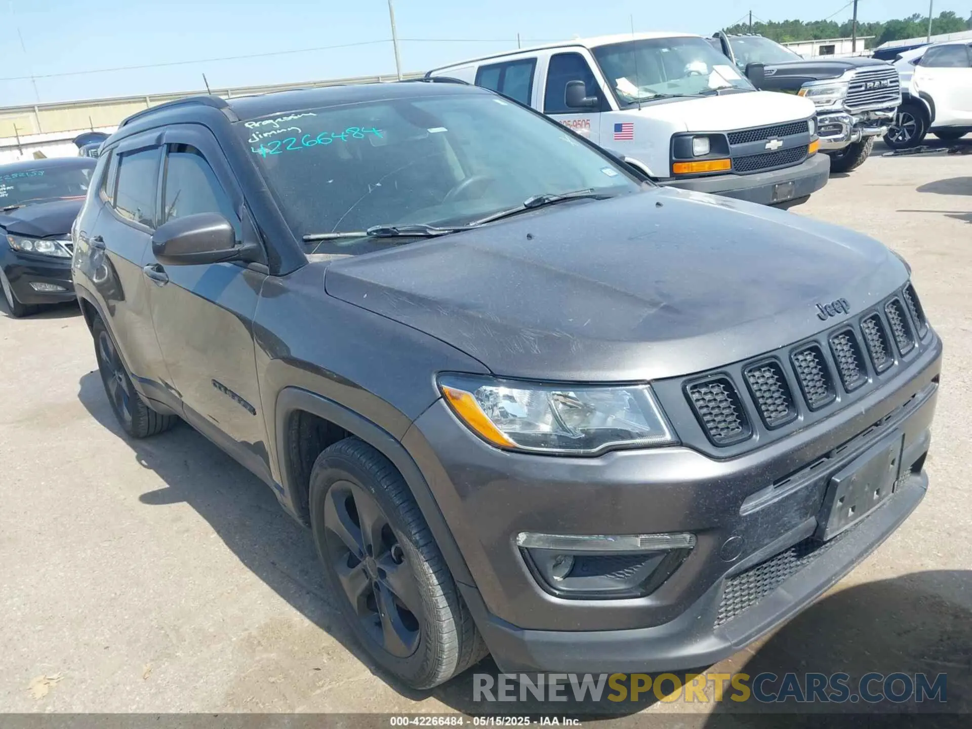 1 fotografías del automóvil dañado 3C4NJCBB7MT527321 JEEP COMPASS 2021