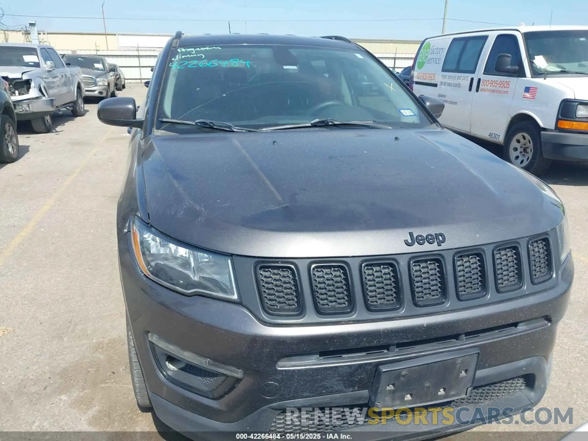 12 fotografías del automóvil dañado 3C4NJCBB7MT527321 JEEP COMPASS 2021