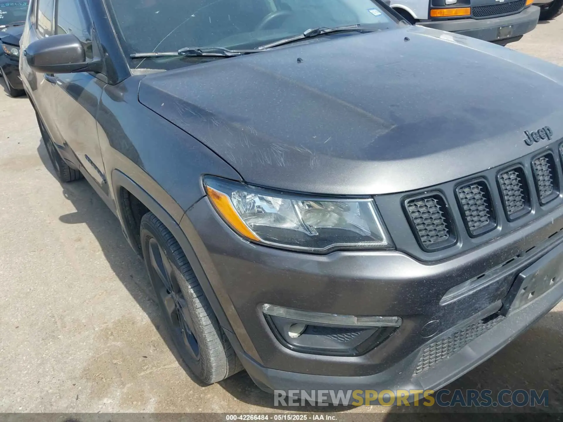 6 fotografías del automóvil dañado 3C4NJCBB7MT527321 JEEP COMPASS 2021