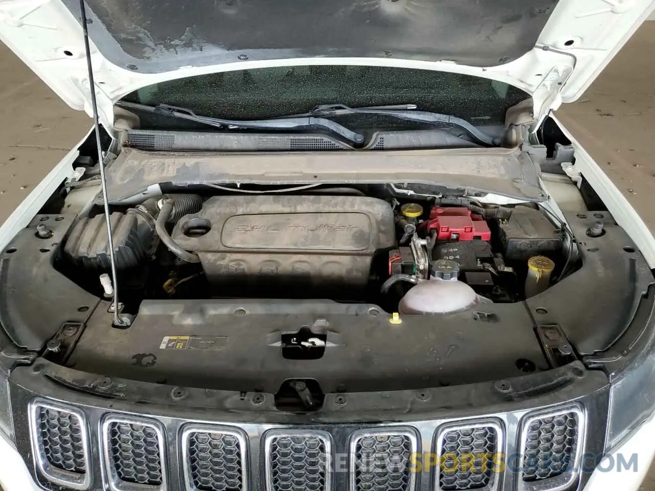 12 fotografías del automóvil dañado 3C4NJCBB7MT571349 JEEP COMPASS 2021