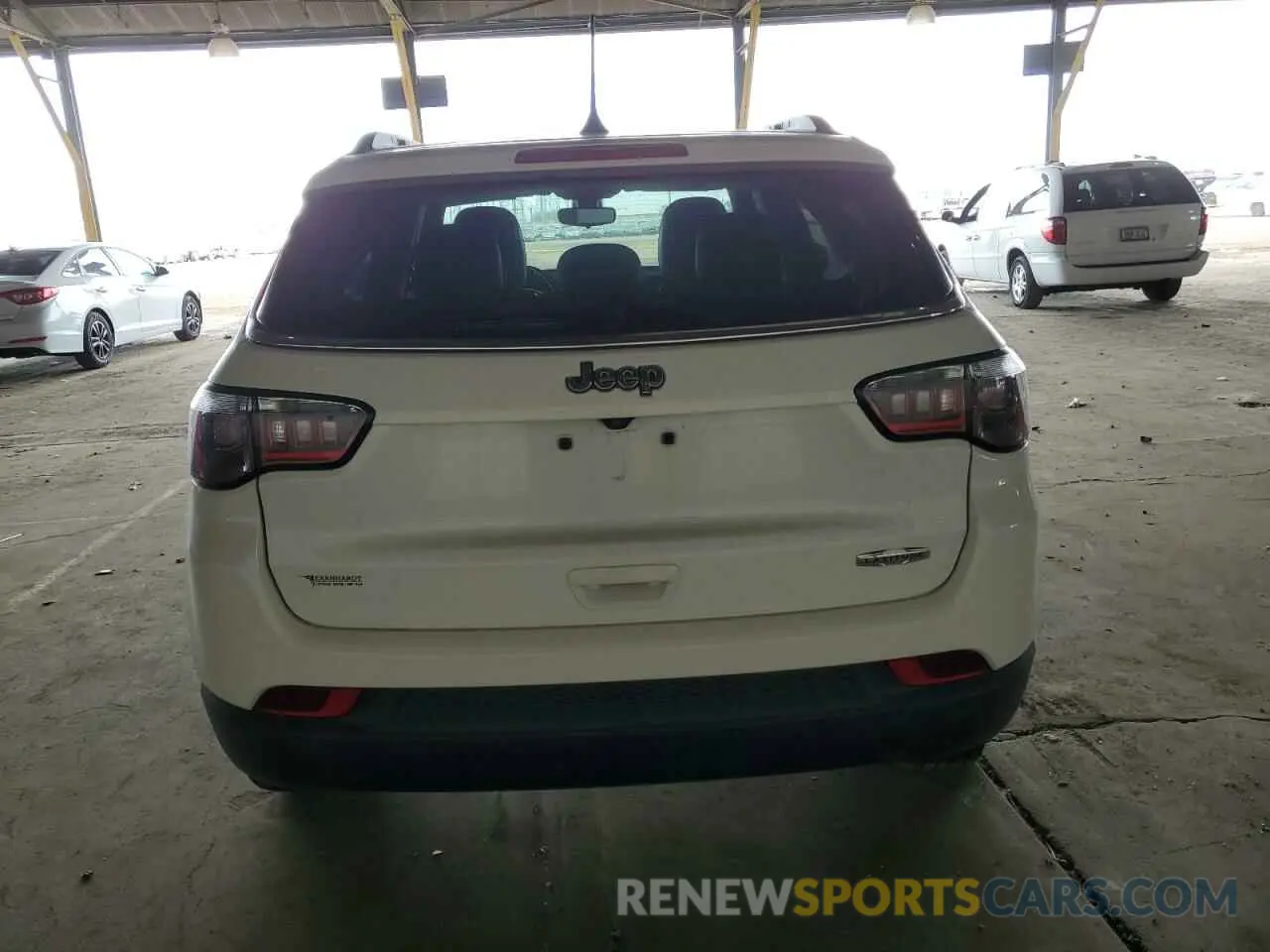 7 fotografías del automóvil dañado 3C4NJCBB7MT571349 JEEP COMPASS 2021
