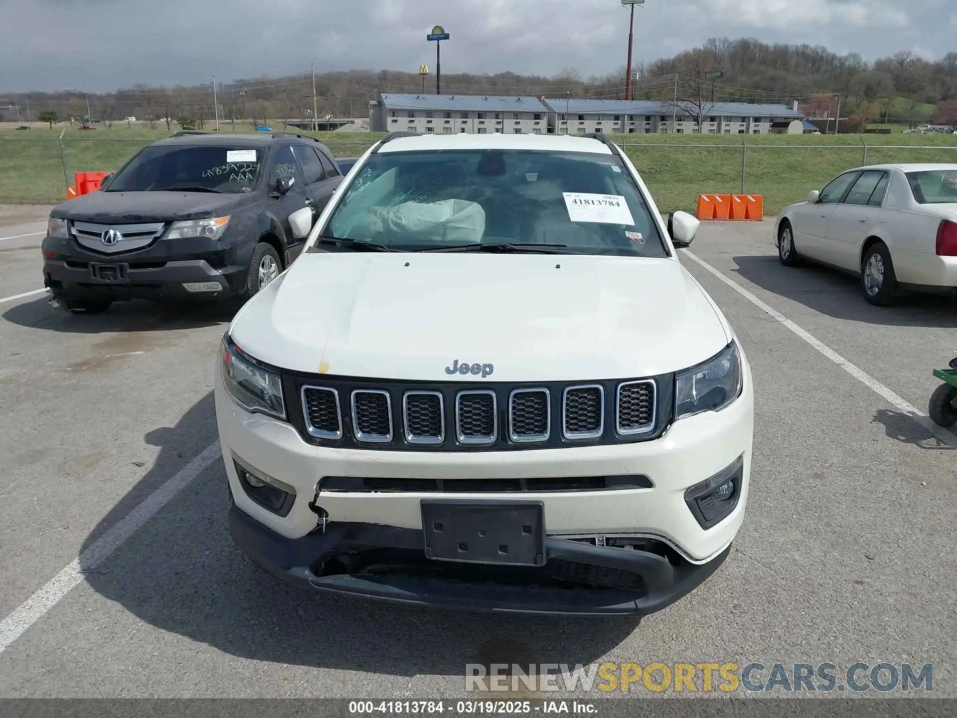 12 fotografías del automóvil dañado 3C4NJCBB7MT580777 JEEP COMPASS 2021