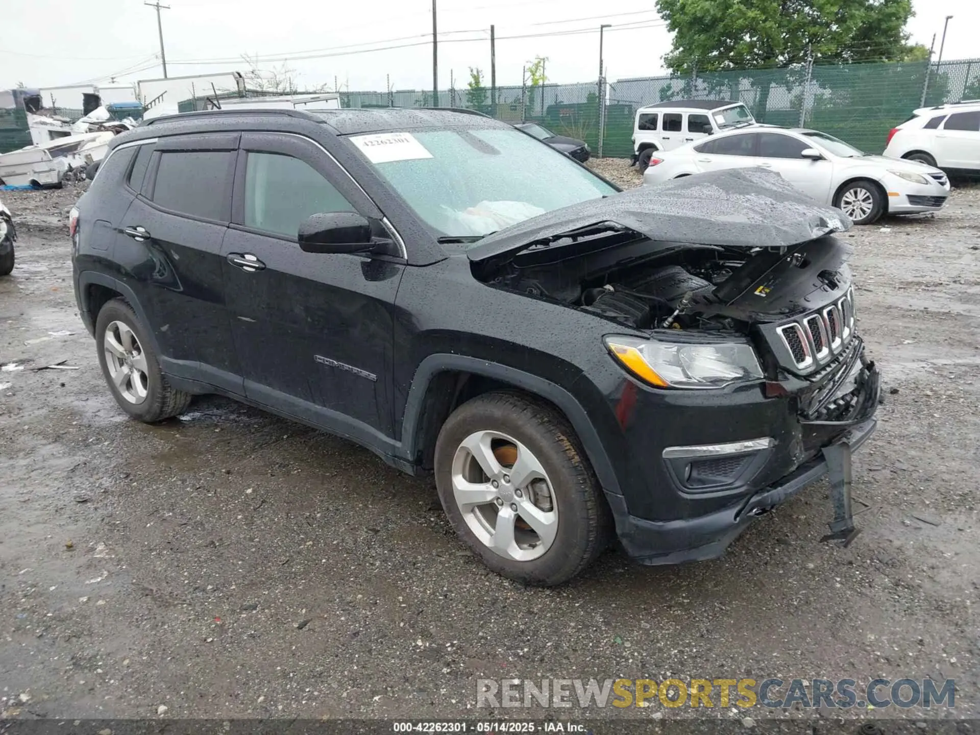 1 fotografías del automóvil dañado 3C4NJCBB7MT592525 JEEP COMPASS 2021