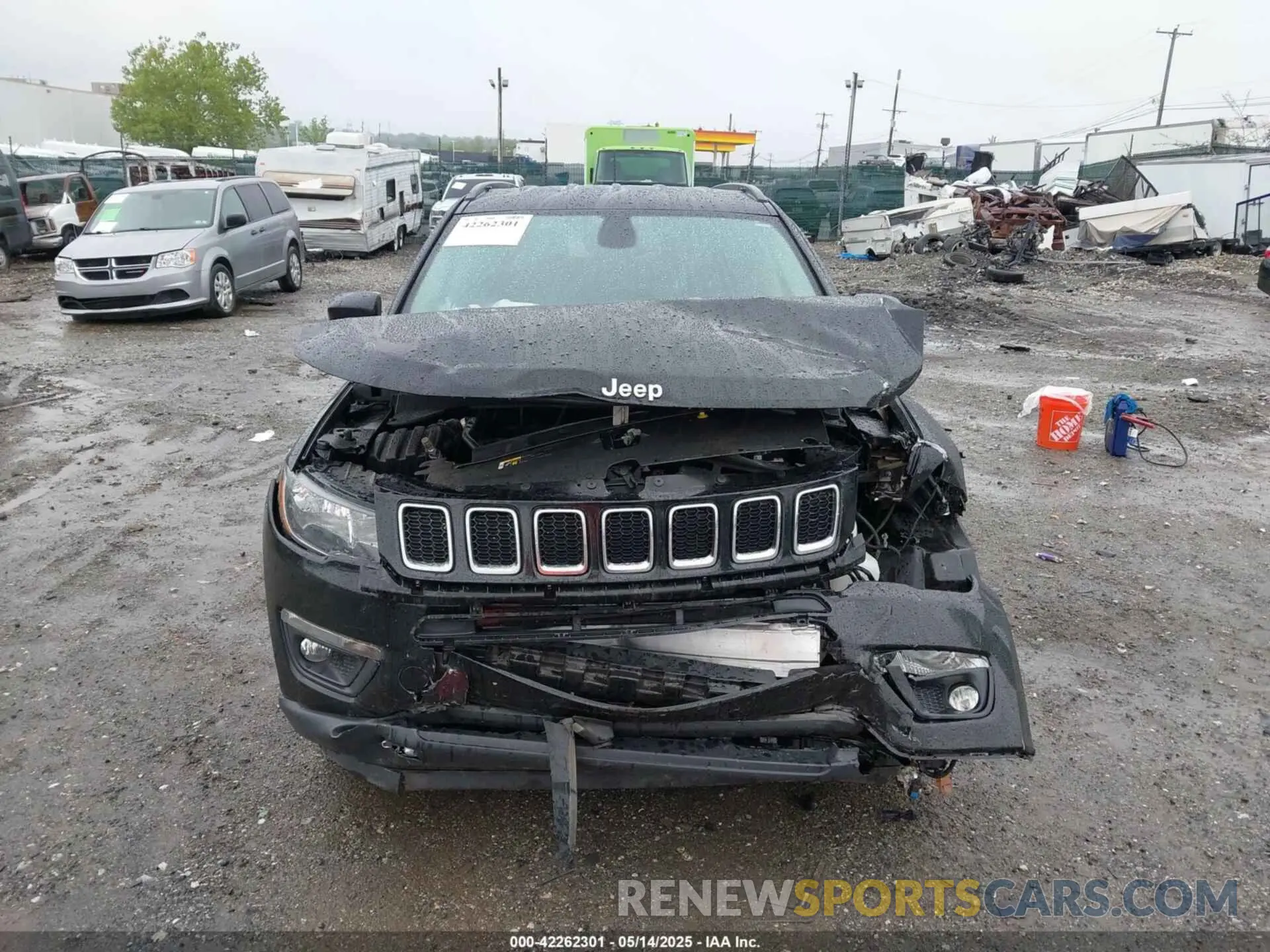 13 fotografías del automóvil dañado 3C4NJCBB7MT592525 JEEP COMPASS 2021